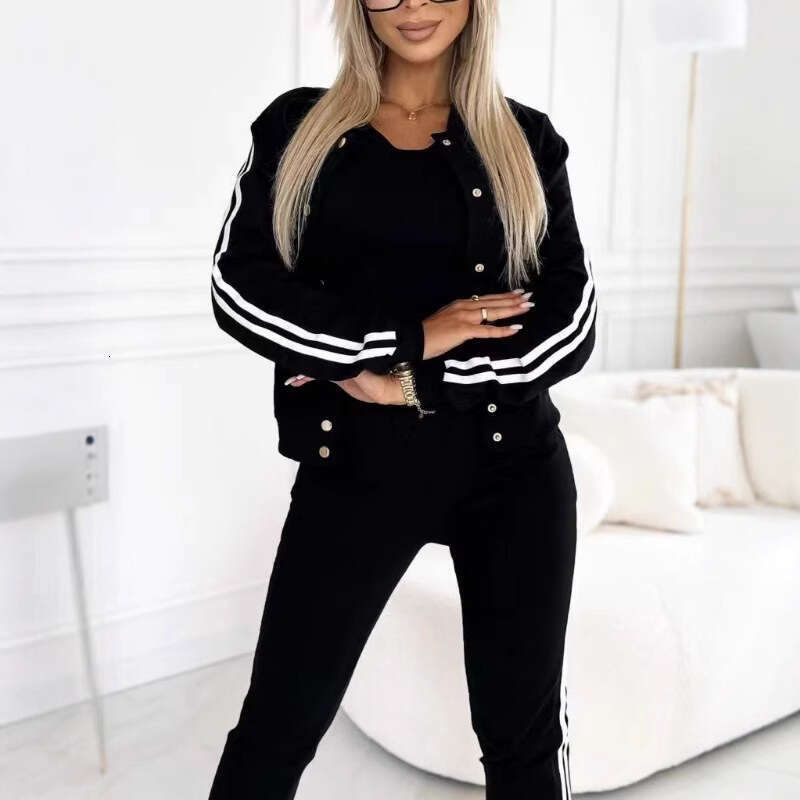 Slim Fit Vest + Fashion Casual Jacket Three-Piece Set 2025 New Elegant and Unique Clothing