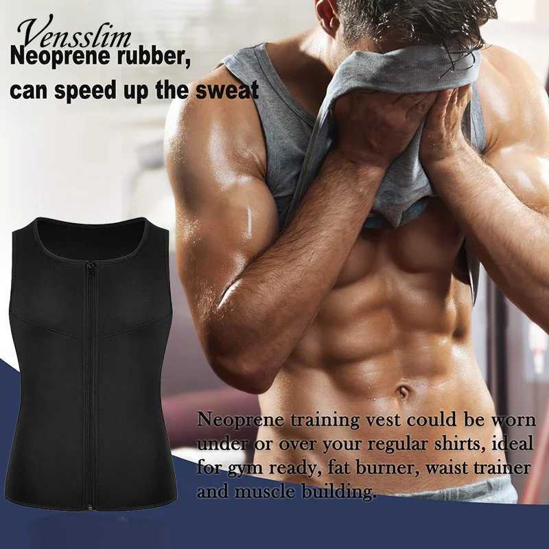 Vensslim Neoprene Slimming Belt Belly Men Slimming Vest Body Shaper Neoprene Abdomen Fat Burning Shapewear Waist Sweat Corset W250616