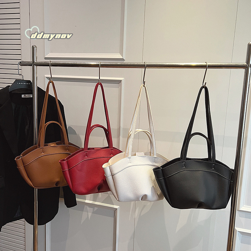 Fashion Tote for Women Autumn Winter 2024 New Large Capacity Commuter Handbag Basket Shoulder Crossbody Bag ddmynov ddmynov