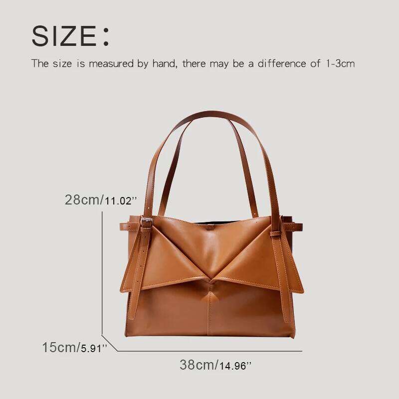 Women's Bags Designer Vintage Belt Cabas Tote Bags For Women Designer Handbag Purses New In PU Hem Large Capacity Medium Underarm Shoulder