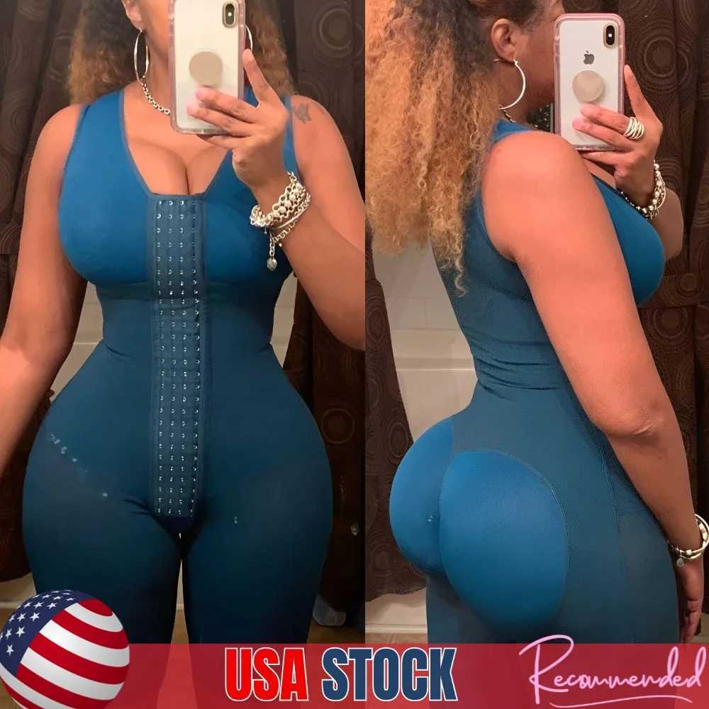 Shapewear Lift Waist Stage 2 3 Slim Post Surgery Slimmer Colombianas All In One Body Shaper BBL Full Reductoras Corset Girdle US W250616