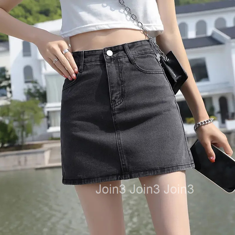 Jeans Skirts for Women Streetwear Chic and Elegant Stylish Vintage Harajuku Y2k Cheap High Waist Wrap Tight Woman Denim Skirt