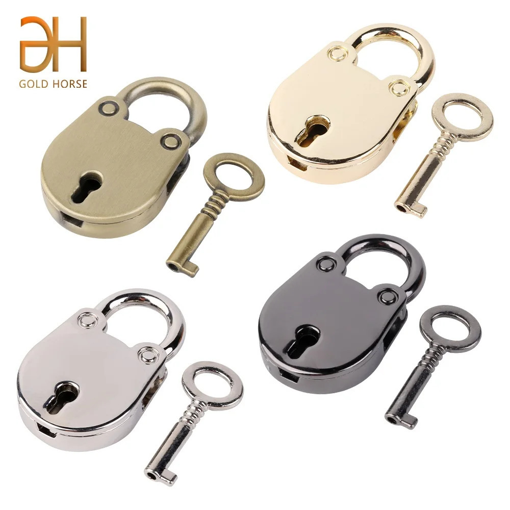 10pcs Cat Shape Metal Padlock Small Luggage Box Lock with Key for Women Bag Suitcase Accessories to make bags 250616