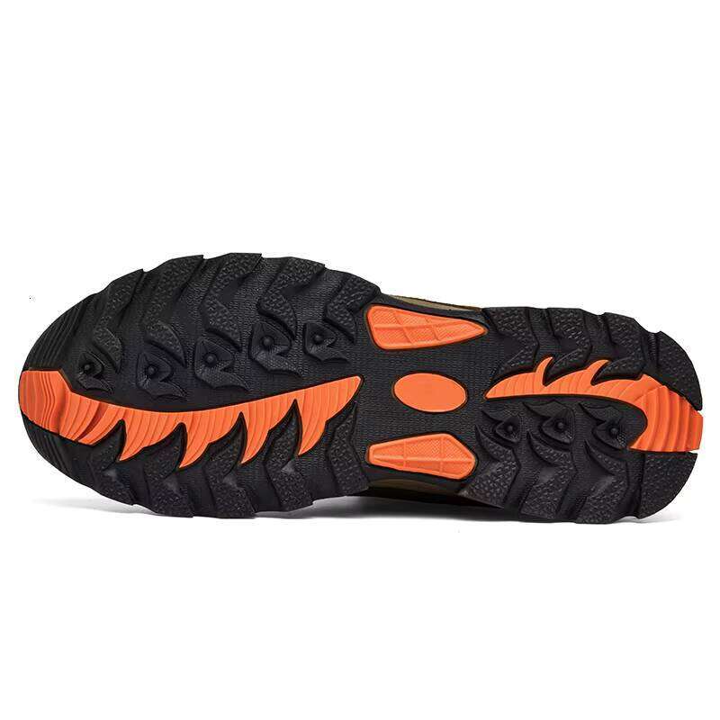 CrowdRise Men's Large Size Outdoor Hiking Shoes - Fashionable Slip-resistant Sneakers for Trekking