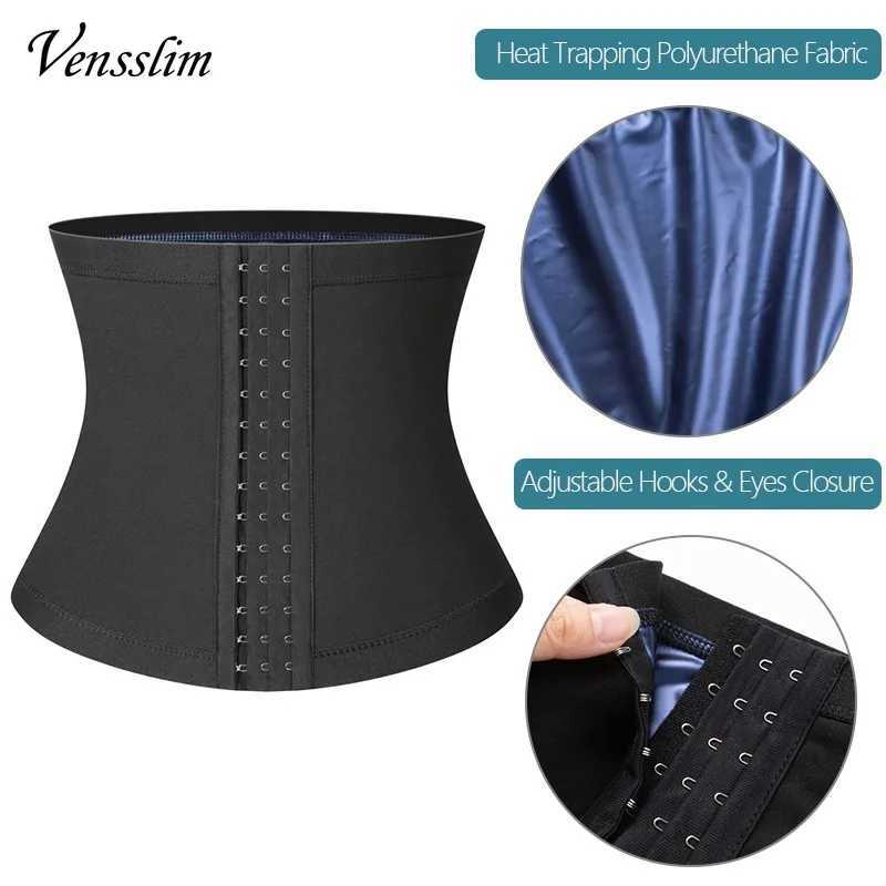 Vensslim Slimming Weight Loss Sauna Corset Men Fat Burner Body Shaper Waist Trainer Sweat Belt Hooks Tummy Control Strap W250616