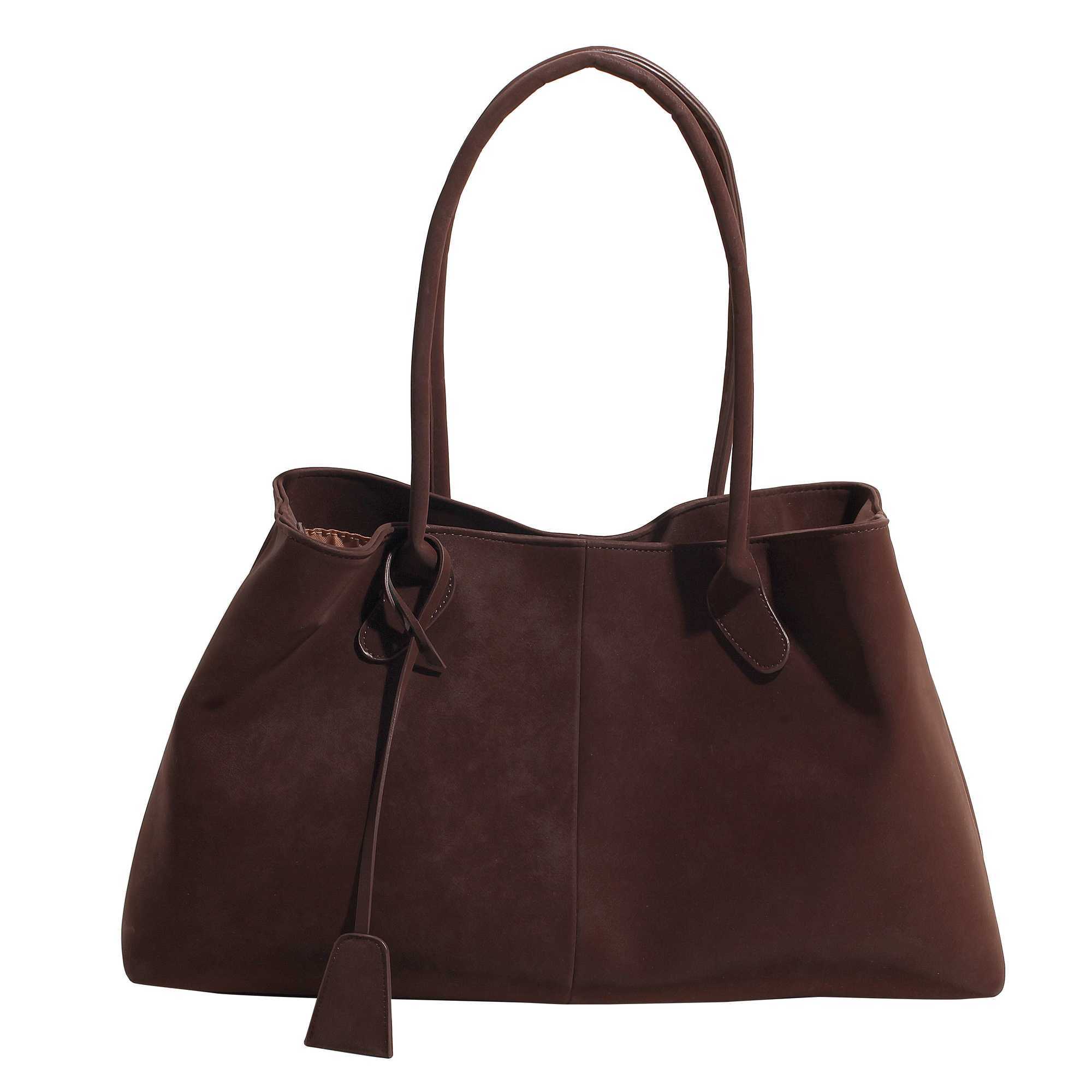 Elegant Faux Suede Handbags Wen Style Solid Casual Totes Large Capacity Designer Shoulder Bags Lady Fem Bags B250618