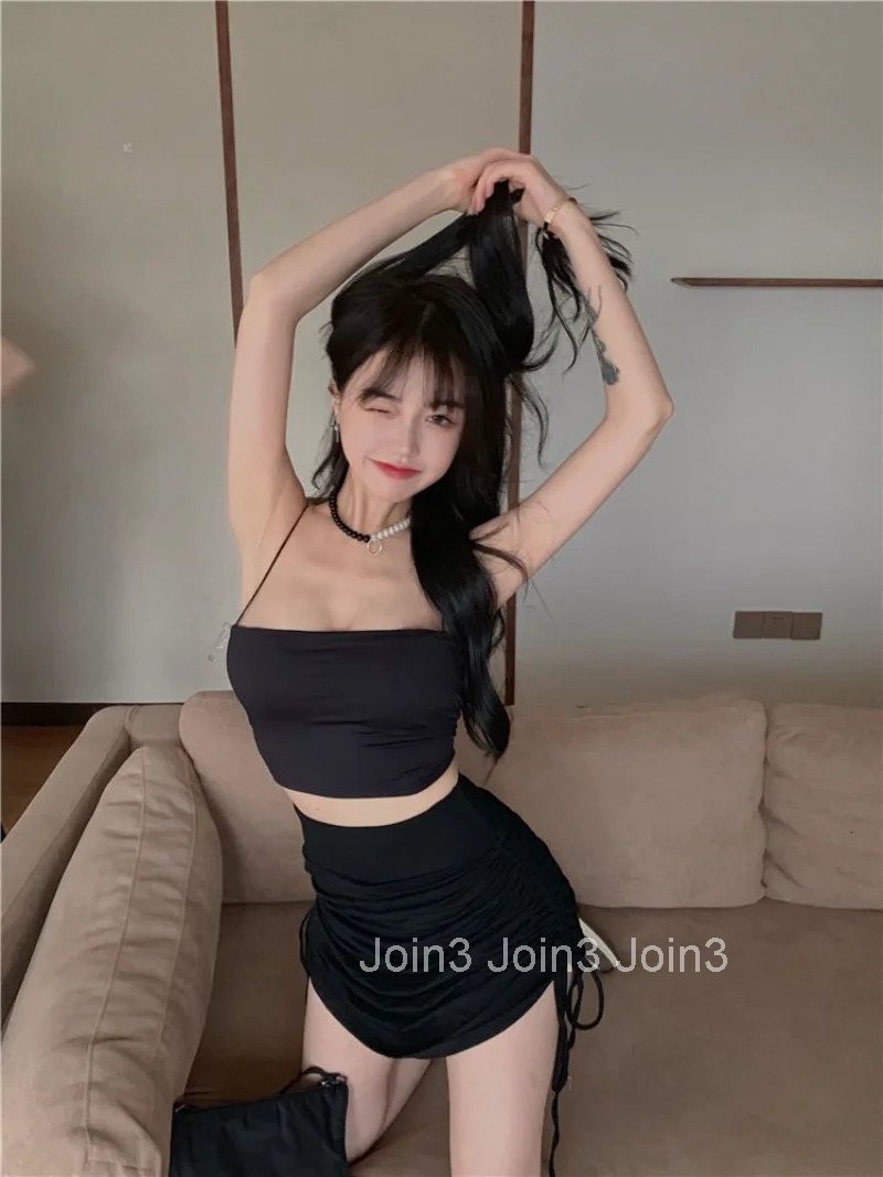 Skirts for Woman Short Clothing Mini Womens Skirt with Strings Night Club Outfit Tight Sexy Wrap Modest Vintage Cheap Y2k New In