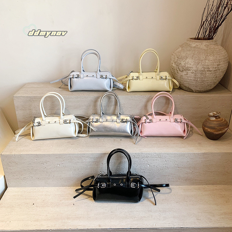 Korean Style Niche Handbag Baguette for Women 2025 Spring Fashionable Design Personality Commuter Shoulder Crossbody Bag ddmynov ddmynov ddmynov ddmyn