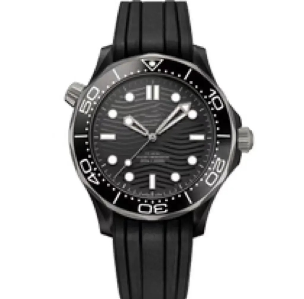 omegawatch omegawatchs watches men Sapphire automatic Mechanical movement mens watch mesh/Stainless steel/Rubber straps Wristwatches high quality sea maser 300