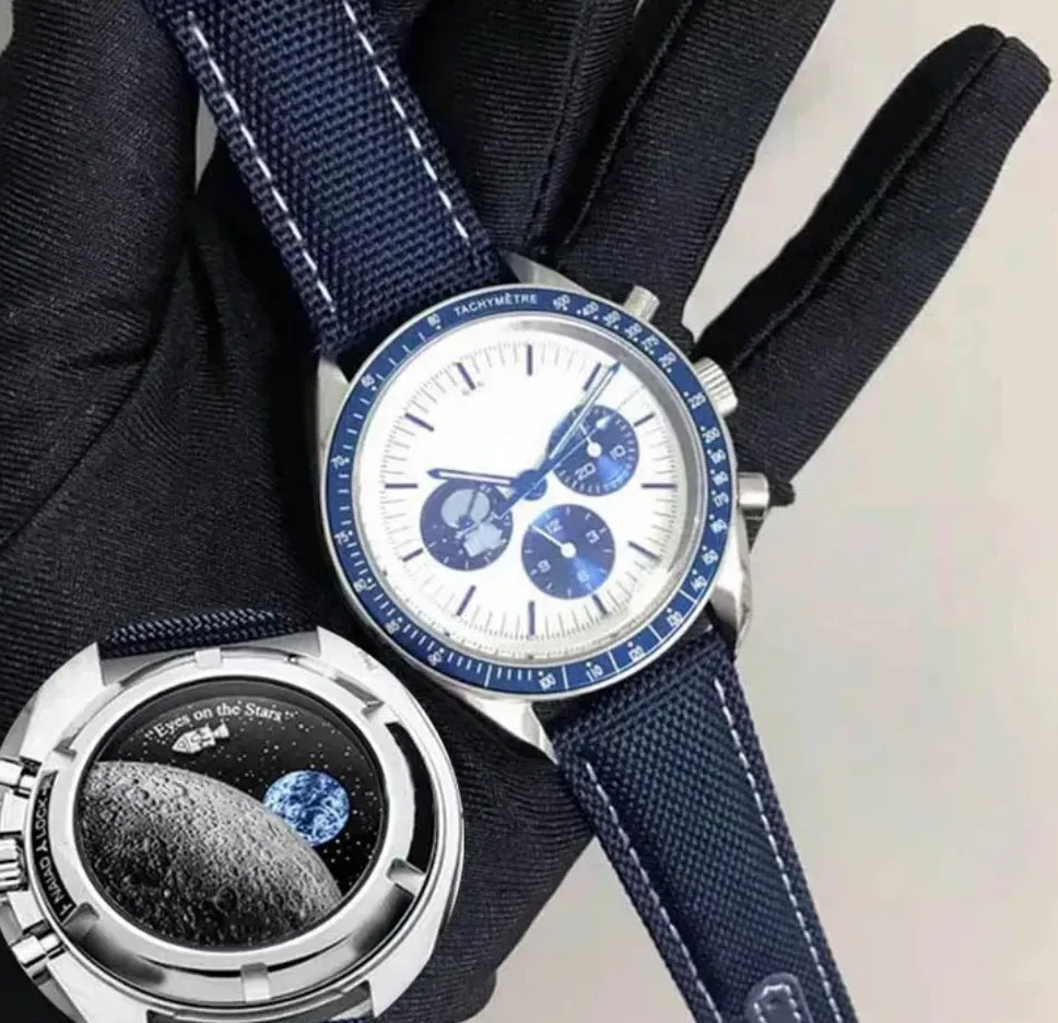 AAAAA omegawatch omegawatchs Mechanical Movement sea Professional Stainless Steel Wrist Men speed master Mens Watches All Dial Work 50th Watch Stopwatch 300