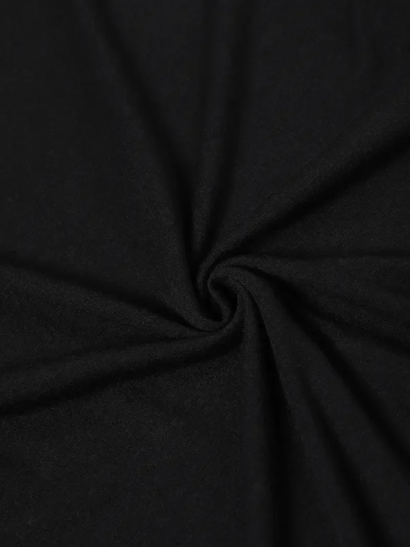 Cool Little Bear Print T-shirt Short Sleeve Crew Neck Casual Top for Summer Spring Women's Clothing 2025 New