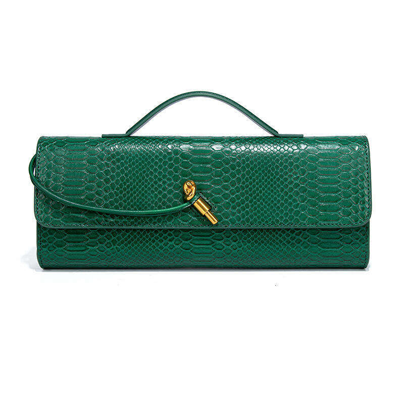 Lanjia High End Handheld Evening For Women Horizontal Trendy Stone Pattern Baguette Bag Niche Single Shoulder Crossbody Bag E Bca F