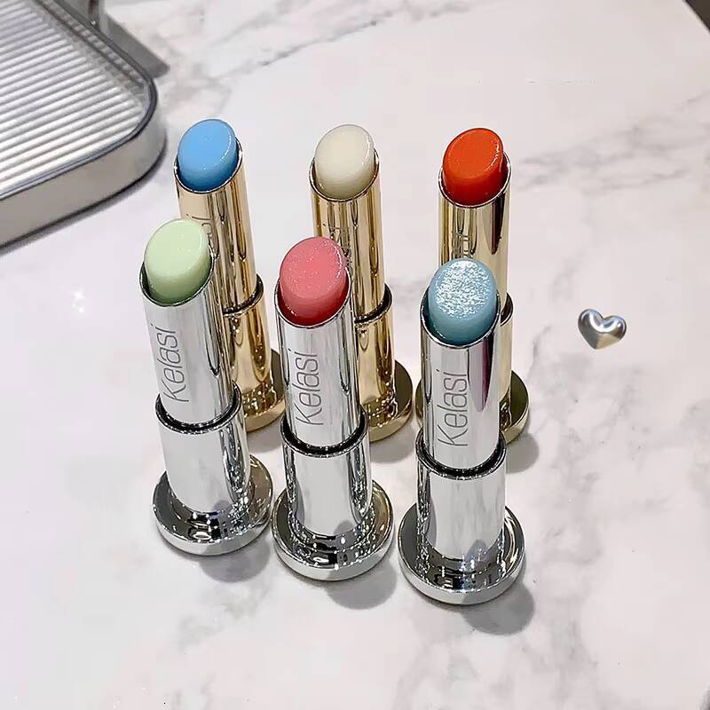 6 Styles Cat Balm Tint Long Lasting Moisturizing Not Greasy Prevent Dryness Gloss Lip Mask Care Lipstick Girls Makeup Base happy