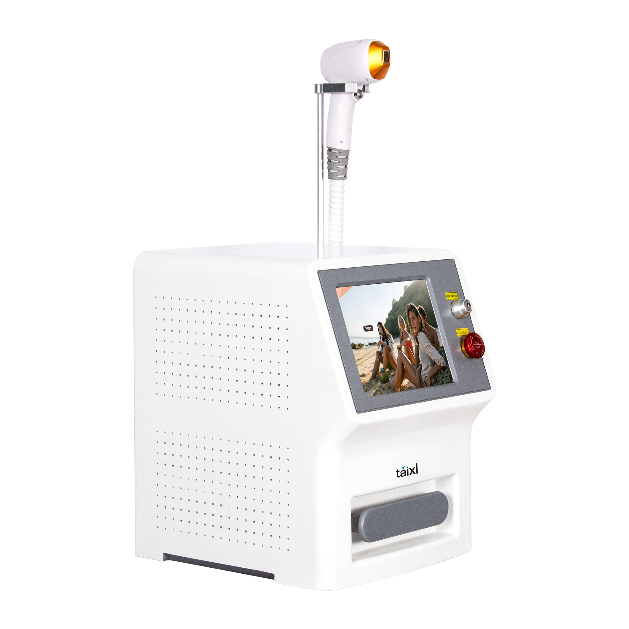Diode Laser Hair Removal Machine 3 Wavelength 755 1064 808nm Laser Ice Platinum Permanent Painless Hair Removal Alexandrit CE
