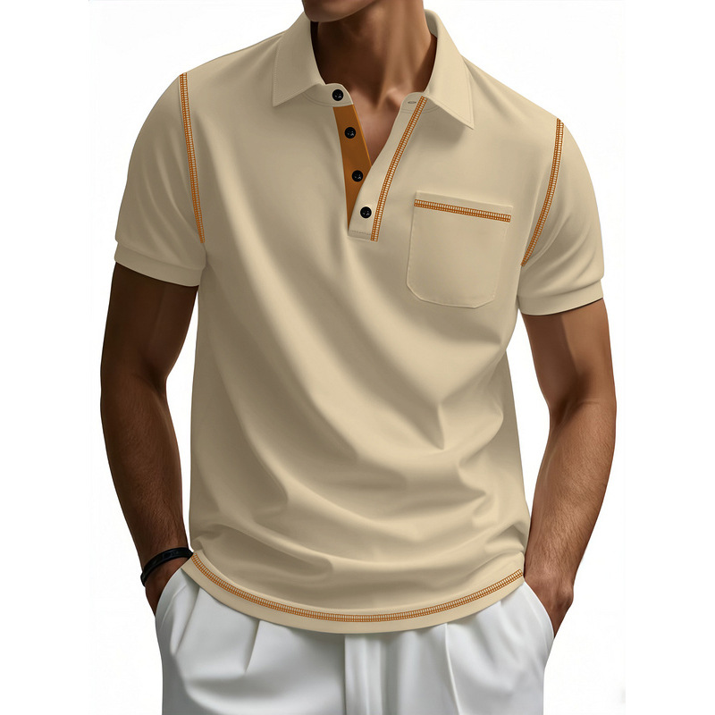 Men's Polos Men's Clothing designer T-shirt Tees t shirts Summer Slim Fit Sports Breathable Sweat-absorbing Black Top Fashion Men's Tee