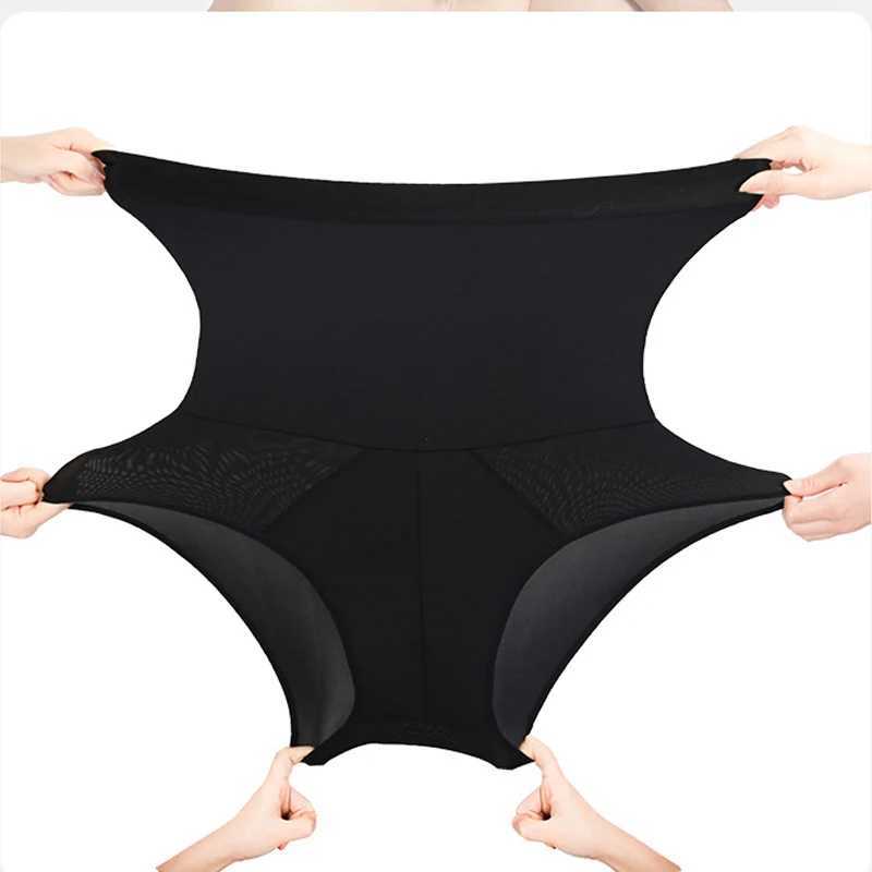 1pcs Men High Waist Shapewear Pants Tummy Control Shorts Body Shaper Compression Trainer Belly Tummy Slimming Boxer Underwear W250616