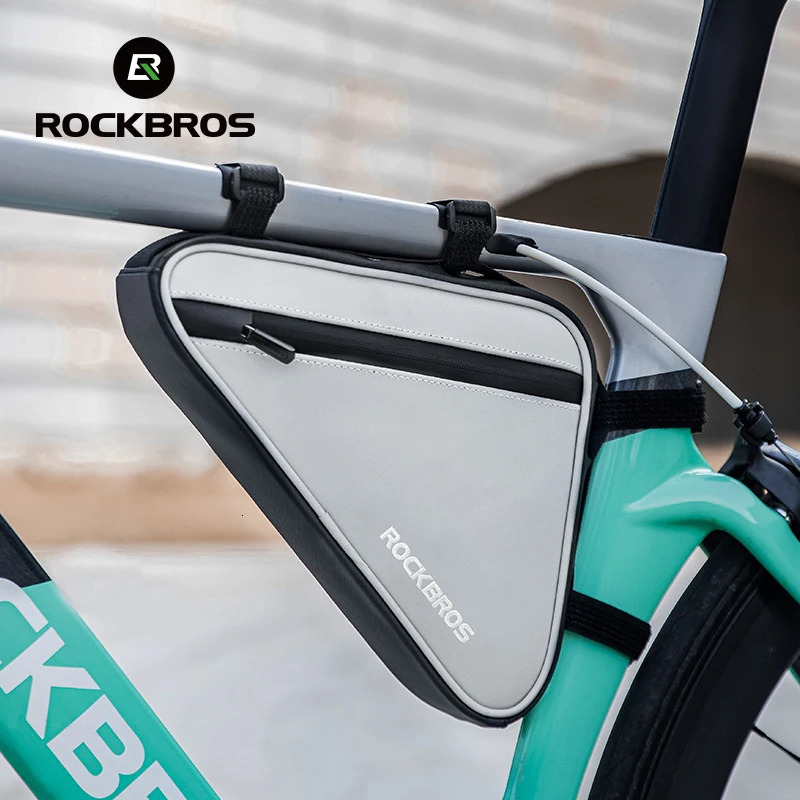 ROCKBROS Bicycle Bag Waterproof Cycling Bag MTB Road Bike Triangle Bag Cycling Frame Front Bags Repair Tools Pannier Bicycle Bag 250610
