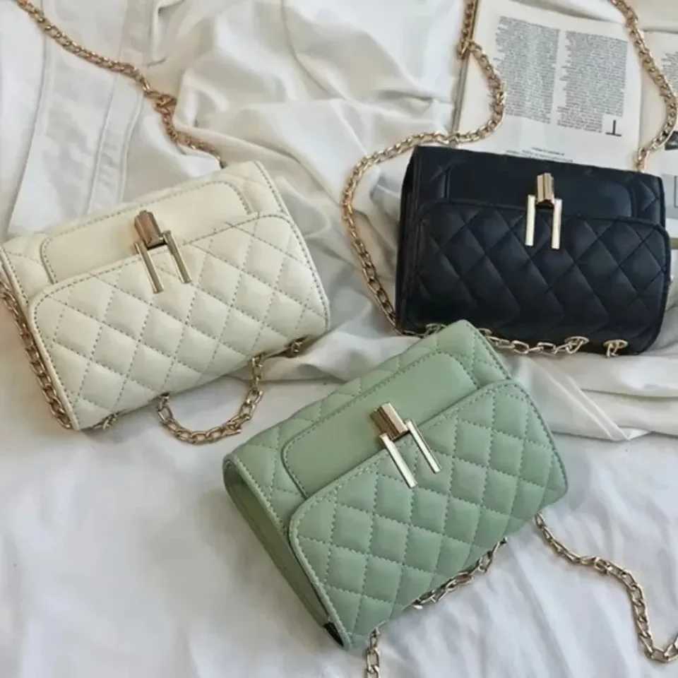 1 Pcs Womens Bag Minimalist Trendy Hot Summer Single Item Chain Shoulder Collar Embroidered Thread Diagonal Multi Functional XJ2520616