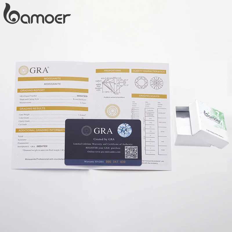 BAMOER 0.5CT Hollowed Heart Moissanite Round Cut D Color Wrist Cuff Bangle 925 Sterling Silver for Women Wedding Gift Z250616