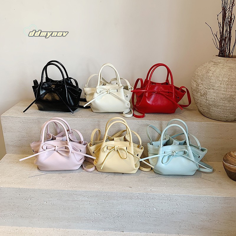 Handheld Trendy Niche Bucket 2025 New Fashion Korean Style Shoulder High-end Versatile Crossbody Bag for Women ddmynov
