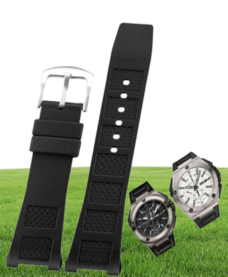 30MM Silicone Rubber Watch Band Strap for IWC Watch Ingenieur Family IWC5005017811944