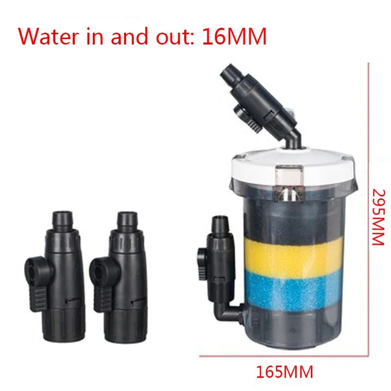 SUNSUN HW-602B HW-603B Super Quiet 6W 400L/H Aquarium Fish Tank External Filter Canister Outer filtration system EW602B EW603B 250613