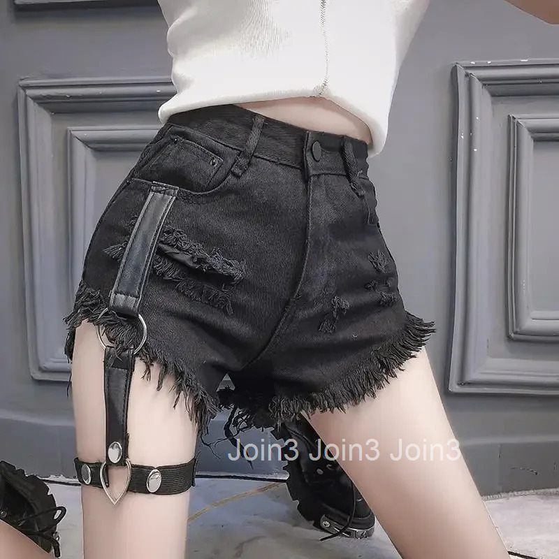 Sexy With Waist Pocket Denim Shorts for Women New In Wholesale Japanese 2000s Style Elasticty Normal Kpop Short Jean Pants Woman