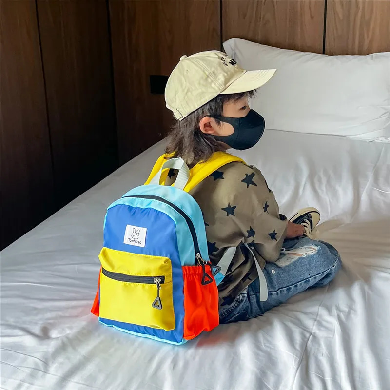 Children School Backpack Baby Kindergarten Bag for Boys Girls Travel Canvas Kids Bags Students 250615