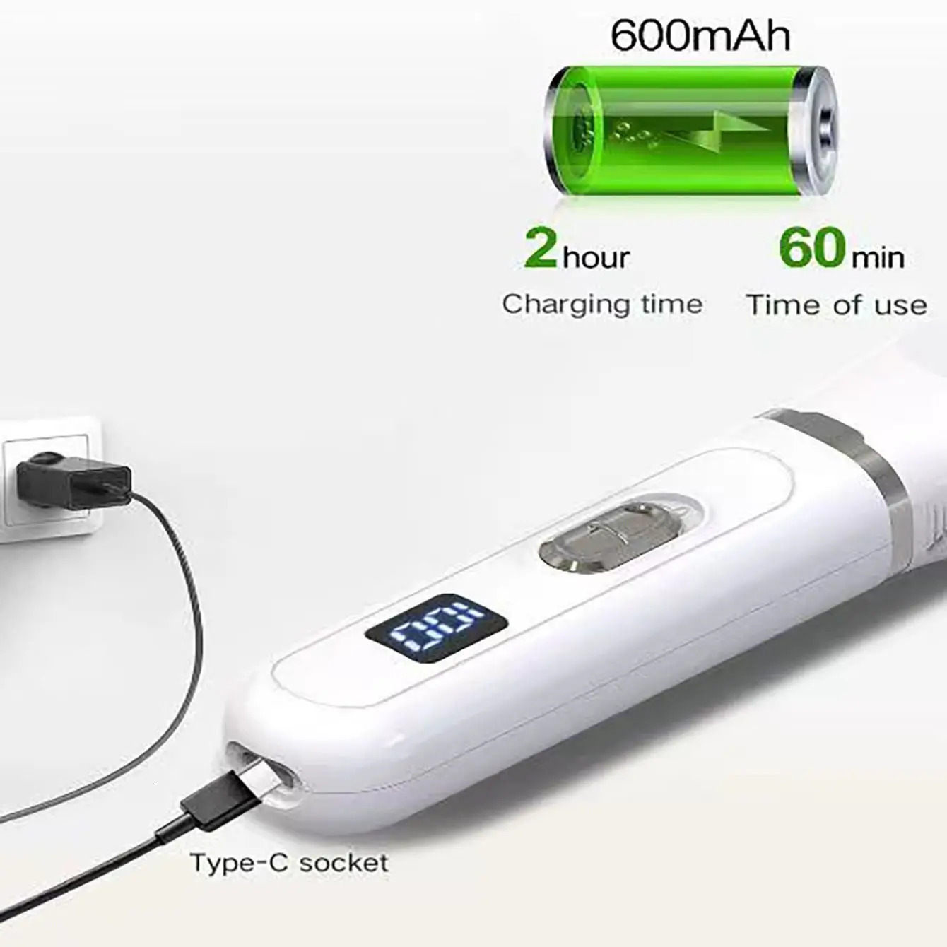 Dog Hair Clippers Grooming Electric Pet Clipper Professional Silent Hair Cutter USB Rechargeable Pet Grooming Clipper 250614