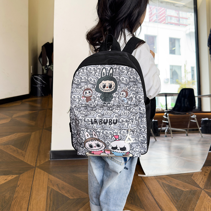Backpack New 2024 Cartoon Cute Large Capacity Eco-friendly Essential Lightweight School Bag for Elementary Students
