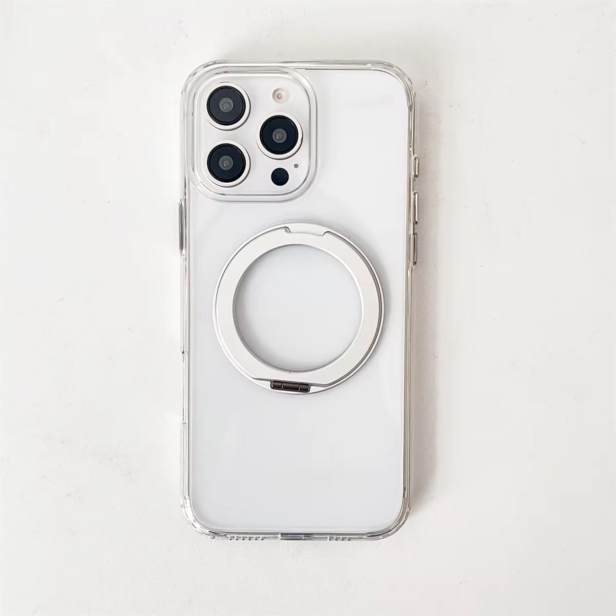 Durable Protective Shell with Integrated Adjustable Kickstand for Mobile Devices