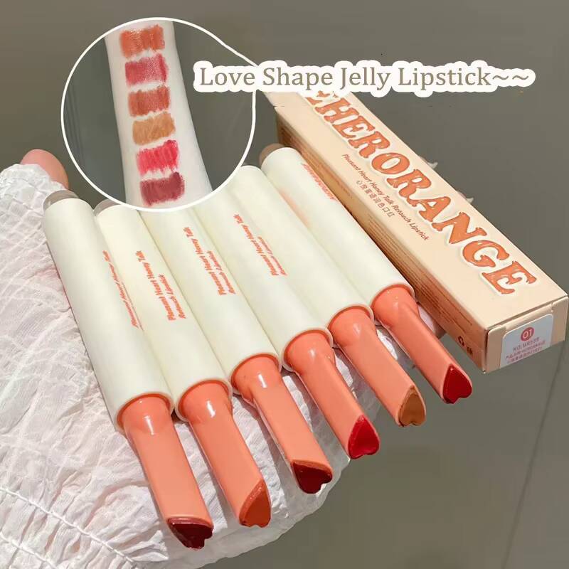 Frozen Tea Mirror Glaze Hydrating Solid Gloss Glass Jelly Rose Lip Tint Balm Multi Color Moisturizing Lipstick Pen happy