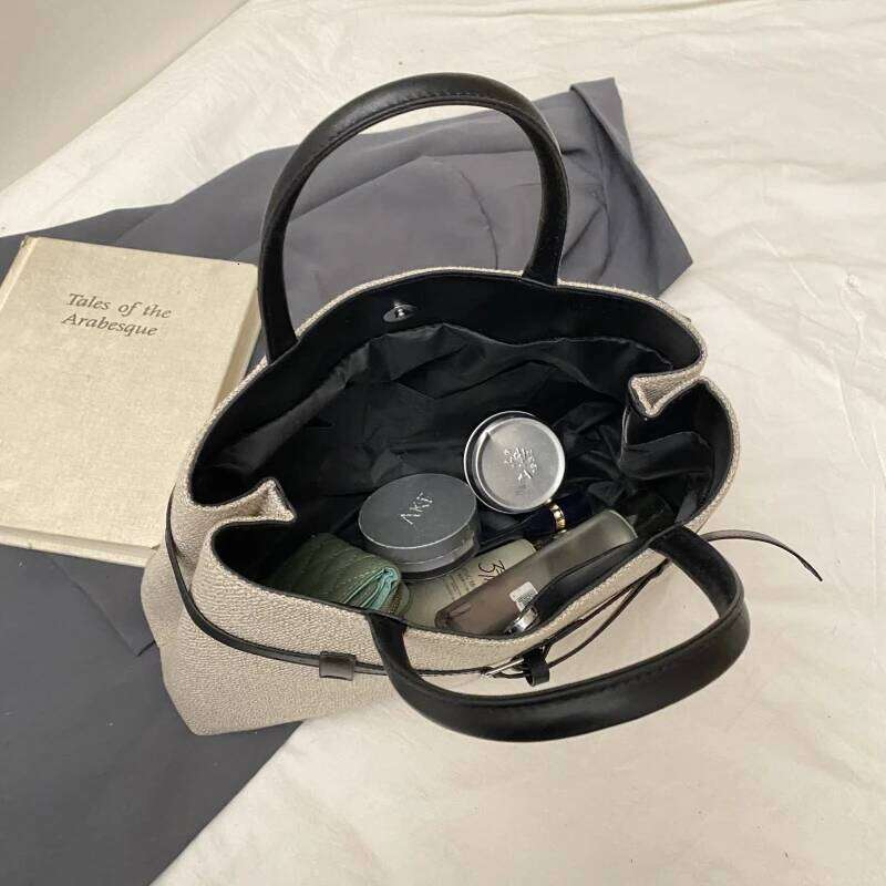 Women's Bags Designer Quality Big Top-Handle Bags For Women Latest Designer Handbag Fabric Large Capacity Shoulder Shopper Tote Bag Female