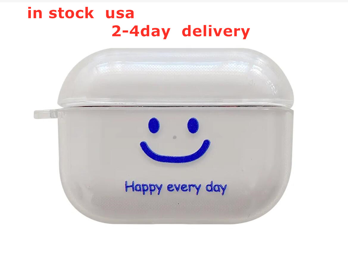 USA Germany Warehouse Delivery For AirPods 4 AirPods pro 2 3 3rd Headphone Accessories Silicone Protective ANC Noise Cancellation Headphone pro max Headphone Cases