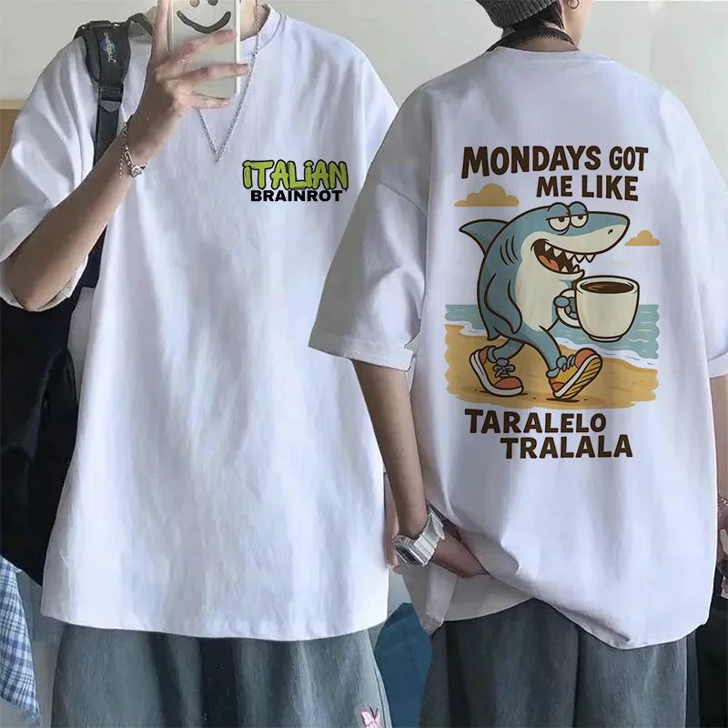 Funny Print T-shirt Tee Shirt Men Women T-shirt Cotton Fashion