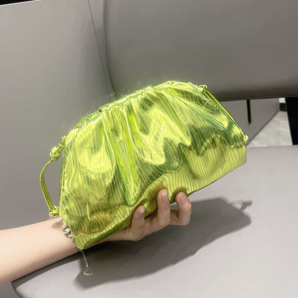 2024 New Gold Cloud Large and Small Woven Dumpling Handbag Shoulder Crossbody Women's Bag