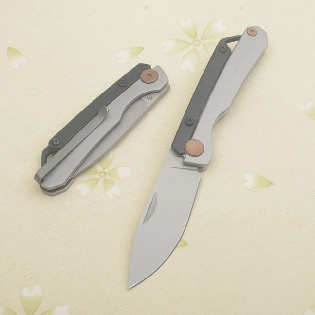 KS 2032 Esteem Outdoor Camping Folding Knife Multi functional Aviation Aluminum Handle Survival hunting folding knives cutting tools