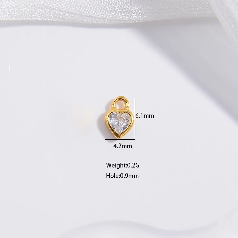 2pcs S925 Sterling Silver Eyes Ellispe Heart Small Charms DIY Necklace Earrings for Jewelry Making Accessories Wholesale SD12 250609