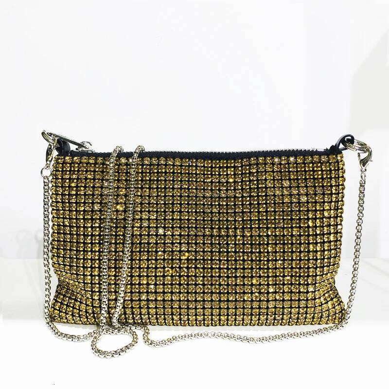 Women's Bags Designer Lady Shiny Evening Bags For Women Designer Shoulder And Purses 2023 New In Metallic Mosaic Imitation Dia Sling Bag