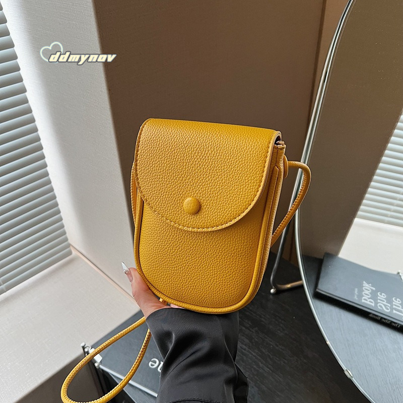 Korean Style Versatile Candy Color Crossbody for Women 2025 Summer New Fashion Commuter Phone Casual Shoulder Bag ddmynov ddmynov