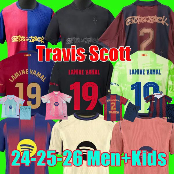 25 26 LAMINE YAMAL LEWANDOWSKI soccer jerseys men kids away black football shirts kit FERRAN GAVI F.DE JONG jersey 2025 Camiseta Edition sets