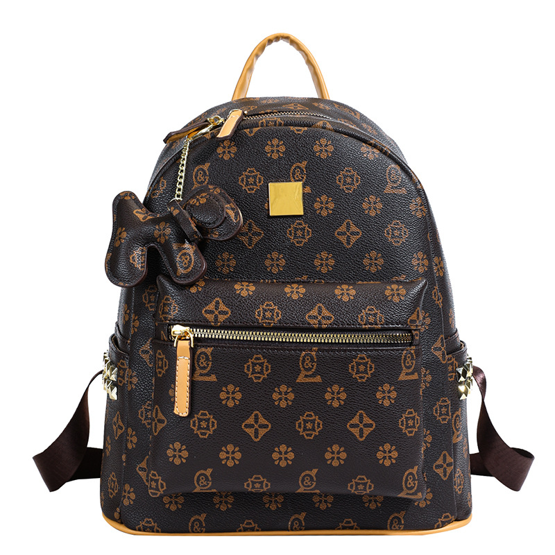 Big bag women backpack new retro high sense fashion printed backpack women students schoolbag