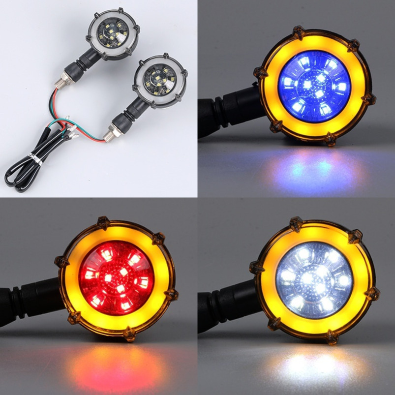 Turbo LED Signal Light Harley Motorcycle Turn Indicator Universal Modification Parts turn signal