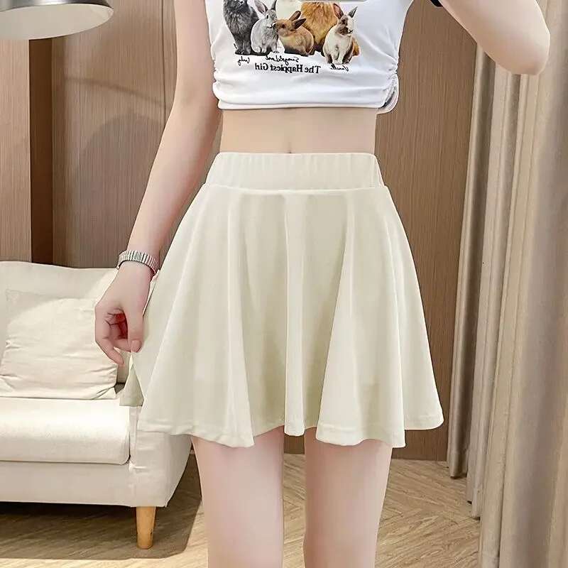 Female Skirts Pleated Summer 2025 Midi Womens Skirt Pleat Offer 2025 New In Aesthetic Chic And Elegant Clothing Trend Sales V