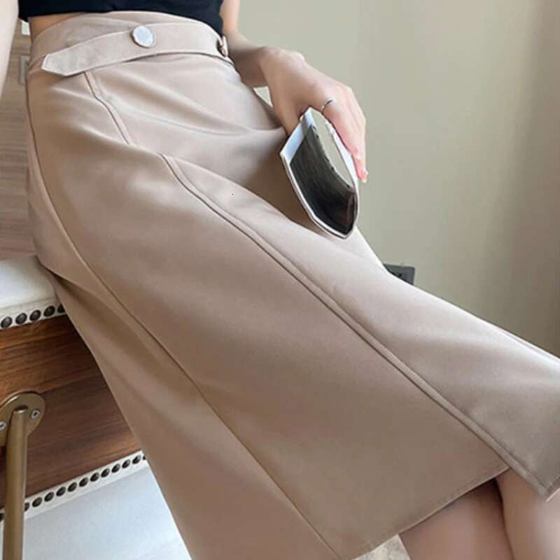 Midi Summer 2025 Korean Style Womens Skirt Female Skirts Casual Cheap Clothing Sales Aesthetic Fashion Trend High Quality V