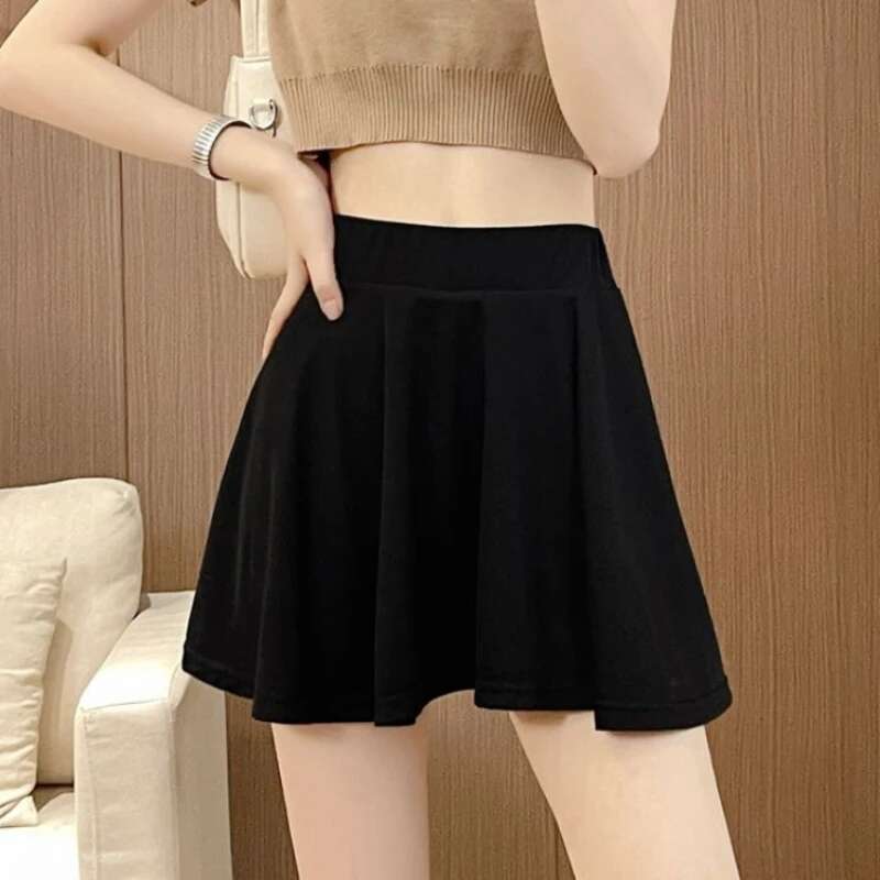 Female Skirts Pleated Summer 2025 Midi Womens Skirt Pleat Offer 2025 New In Aesthetic Chic And Elegant Clothing Trend Sales V