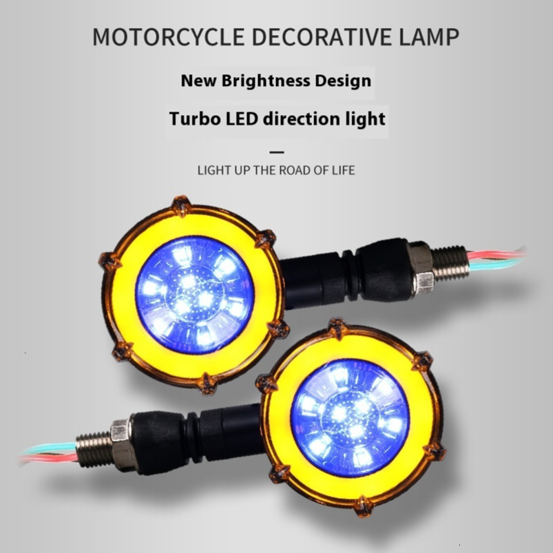Turbo LED Signal Light Harley Motorcycle Turn Indicator Universal Modification Parts turn signal