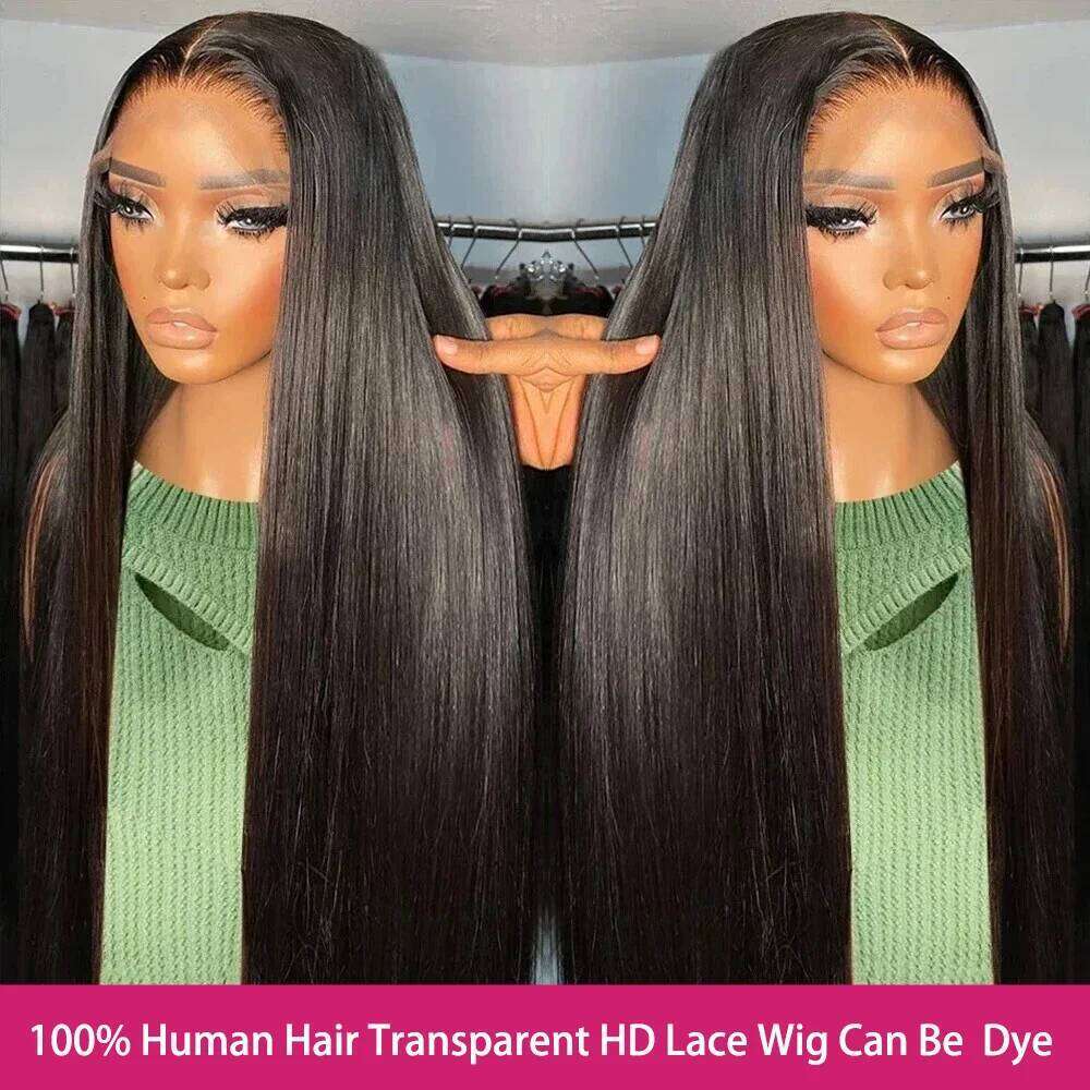 Bone Straight HD Front Wig 13x4 Wigs For Women 13x6 Full Head Lace Frontal Brazilian Remy Human Hair Pre Plucked