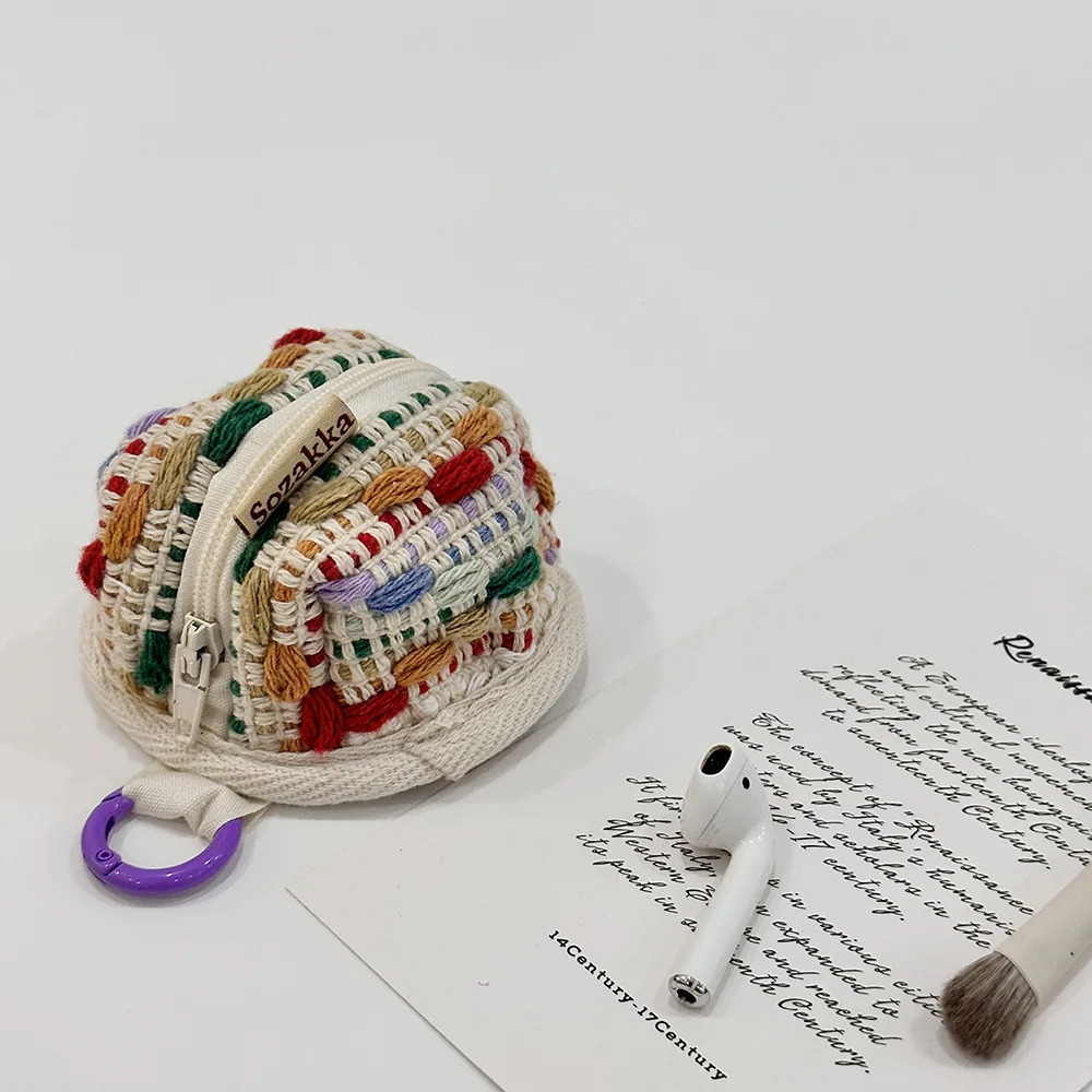 Girl Cute Change Storage Bag Wireless Bluetooth Earphone Protection Case Soft Cloth Case 250614