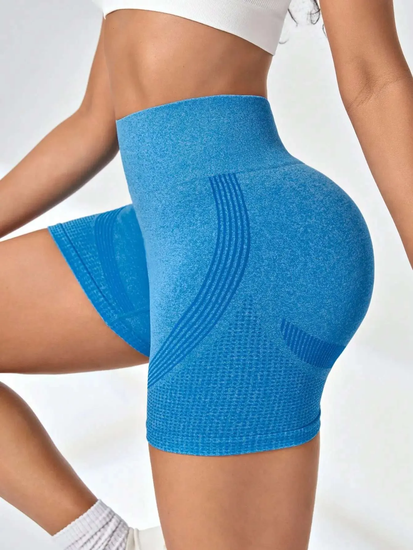 Workout Shorts For Women Seamless Scrunch Butt Lifting High Waisted Yoga Gym Booty Running Short Pants